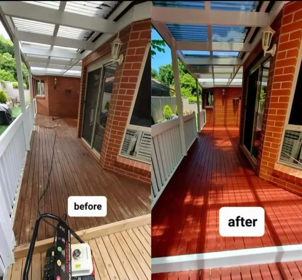 Before and after painting project 01 by Crown Finish Painters Melbourne