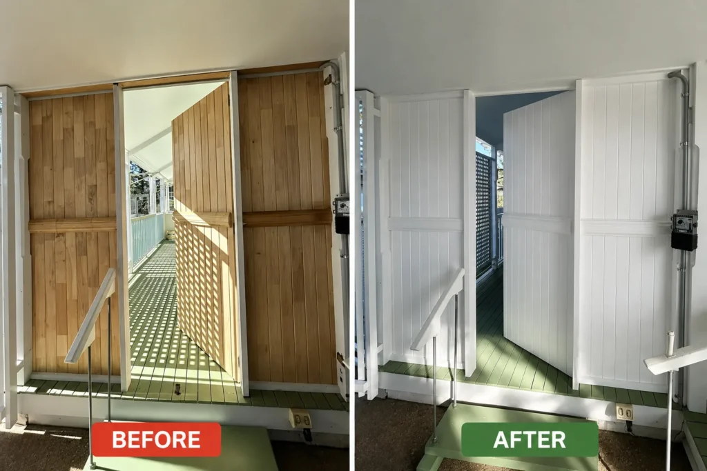 Before and after painting project 02 by Crown Finish Painters Melbourne