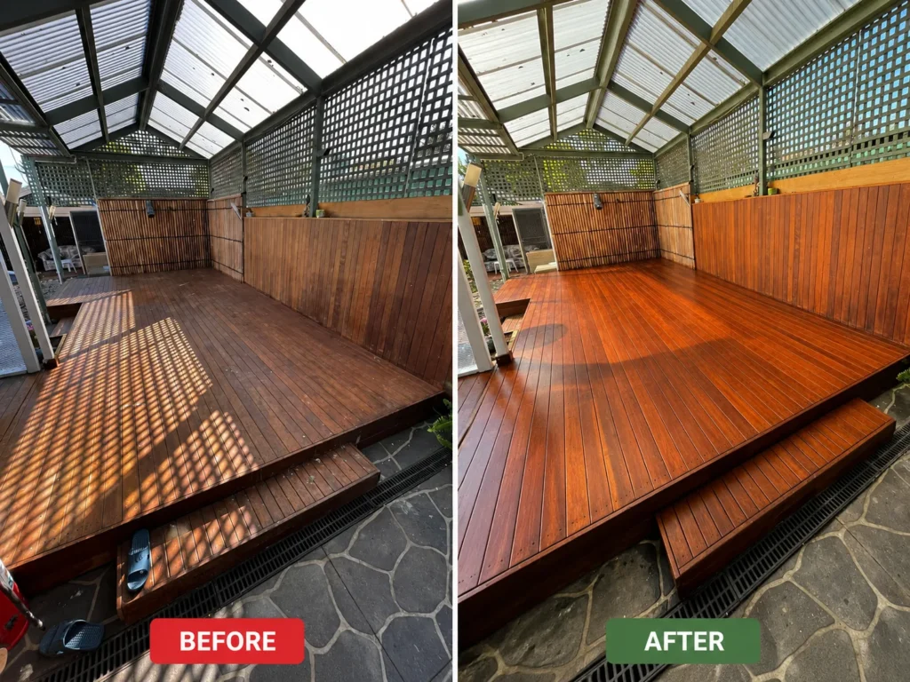 Before and after painting project 04 by Crown Finish Painters Melbourne