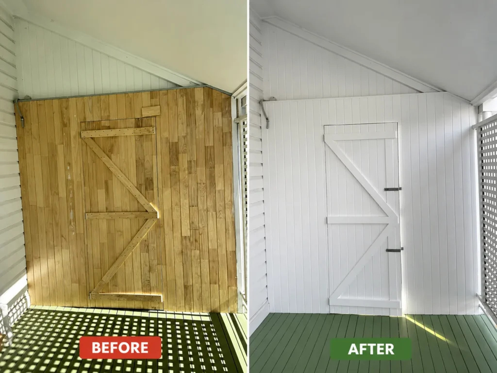 Before and after painting project 06 by Crown Finish Painters Melbourne