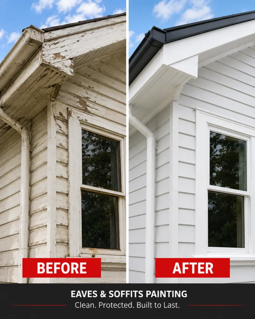 Before and after painting project 20 by Crown Finish Painters Melbourne
