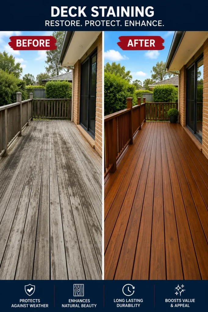 Before and after painting project 21 by Crown Finish Painters Melbourne