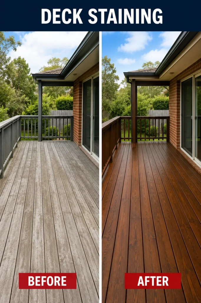 Before and after painting project 28 by Crown Finish Painters Melbourne