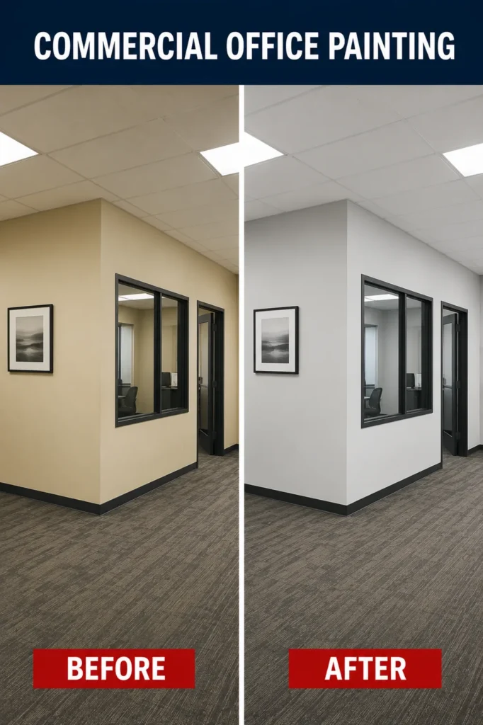 Before and after painting project 30 by Crown Finish Painters Melbourne