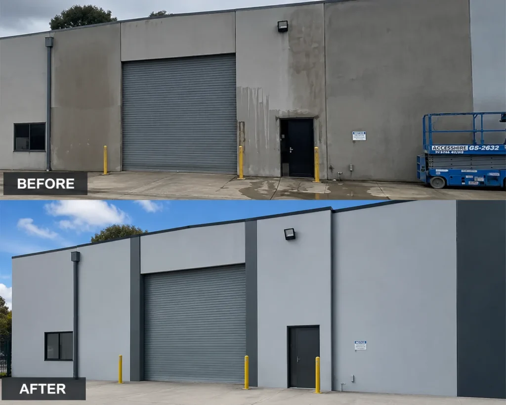 Before and after painting project 32 by Crown Finish Painters Melbourne