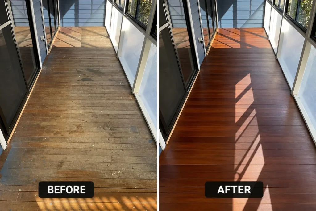Before and after painting project 37 by Crown Finish Painters Melbourne